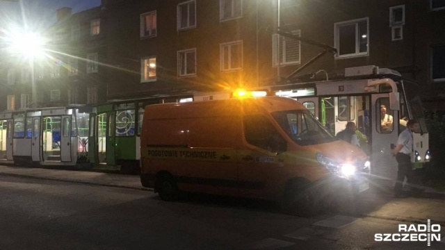 Jeden z tramwajów popsuł się na pętli na Niebuszewie.