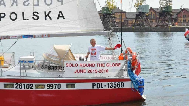 Nie było z nim kontaktu od maja, ale na szczęście żeglarz z Gryfina cały i zdrowy przebył Ocean Indyjski i dotarł do Australii.