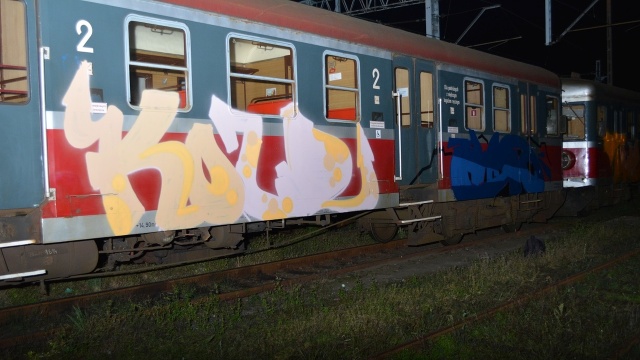 Dwaj grafficiarze z Niemiec i Włoch złapani w Stargardzie na gorącym uczynku.