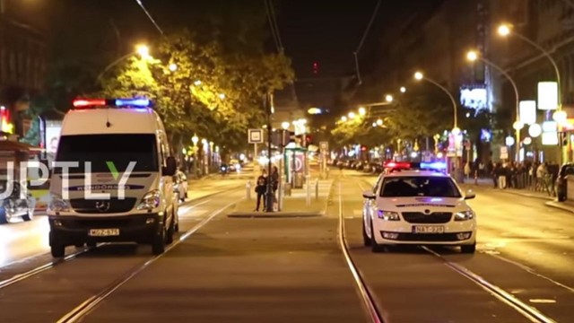 Do wybuchu doszło w sobotni wieczór przed sklepem przy Bulwarze Teresy, w okolicy placu Oktogon.