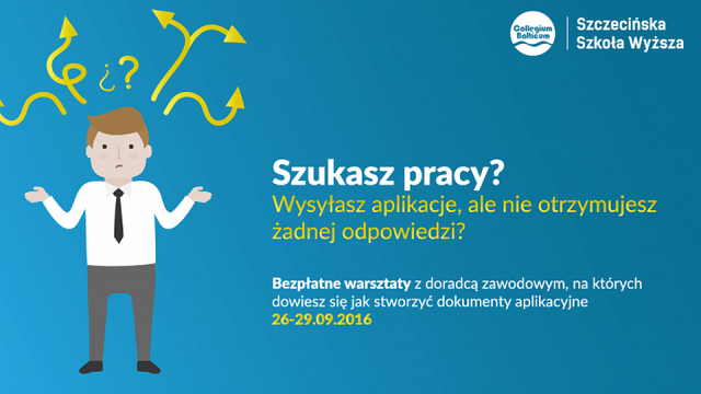 A jaki list motywacyjny urzeknie pracodawcę Bezpłatne warsztaty zawodowe od poniedziałku w Collegium Balticum.