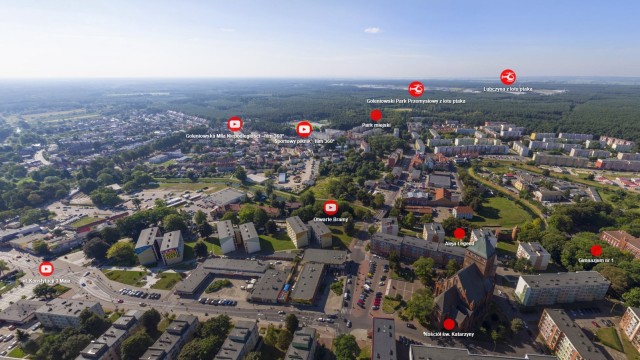 Z drona oraz na zdjęciach i filmach 360 - taki Goleniów można obejrzeć w internecie. Gmina uruchomiła nowoczesną stronę dla turystów i inwestorów.