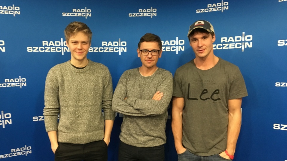 Goście związani z audiobookiem "Jak Karski" byli gośćmi Radia Szczecin. Fot. Michał Król [Radio Szczecin]