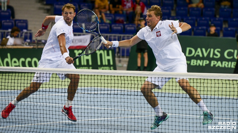 Łukasz Kubot i Marcin Matkowski (z prawej) szykują się do występu w Australian Open. Fot. Jarosław Gaszyński [Radio Szczecin/Archiwum]