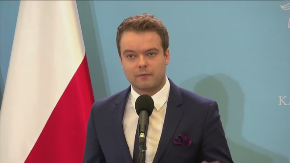Rafał Bochenek, rzecznik rządu. Fot. TVN24/x-news