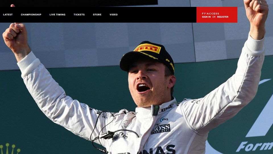 Nico Rosberg. Fot. www.formula1.com