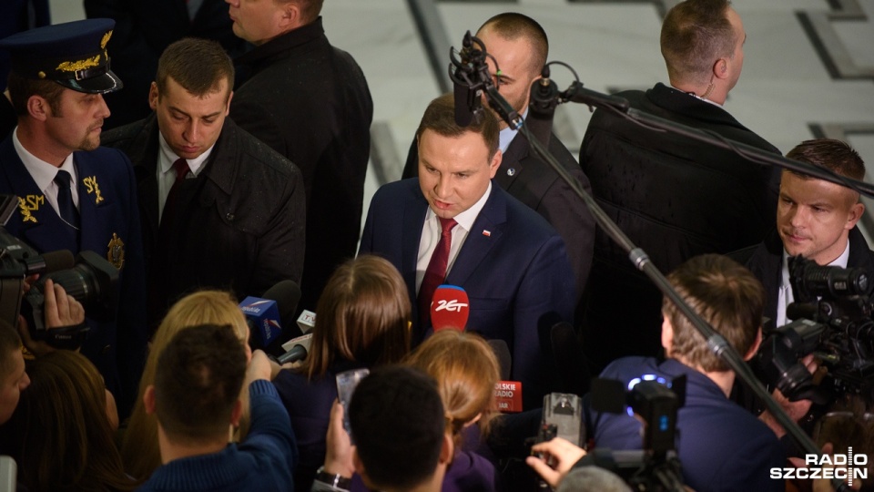 Prezydent Andrzej Duda. Fot. Konrad Nowak [Radio Szczecin/Archiwum]