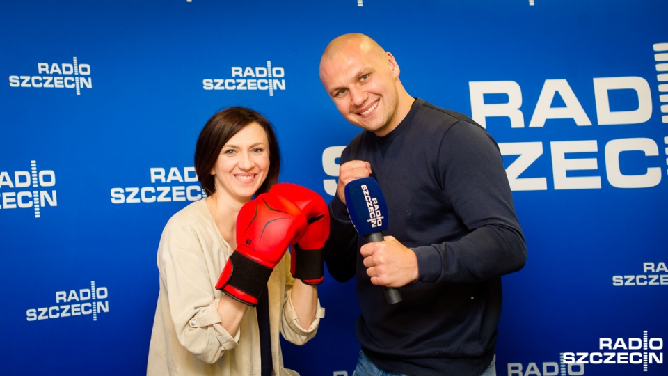 Krzysztof Głowacki był gościem w audycji "Potyczki Moniki Pyrek". Fot. Konrad Nowak [Radio Szczecin]