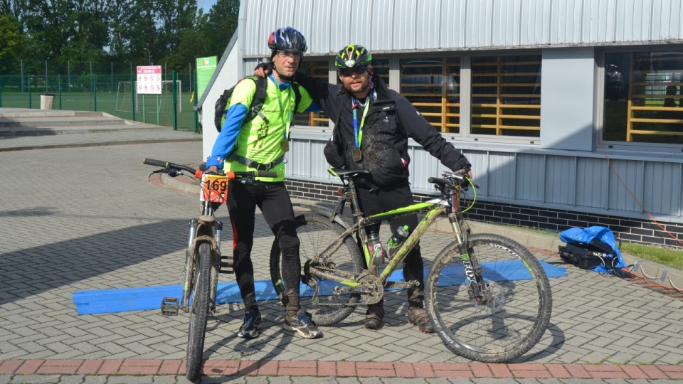 W tym roku do rywalizacji w ultramaratonie po raz pierwszy przystąpili także rowerzyści. Fot. Przemysław Polanin [Radio Szczecin]