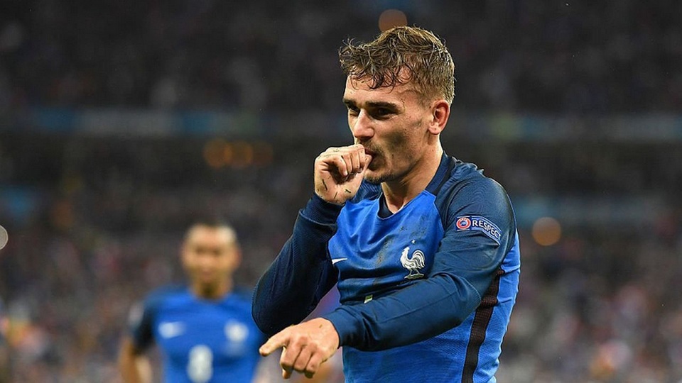 Antoine Griezmann - najskuteczniejszy dotychczas piłkarz Euro. Fot. UEFA EURO 2016 Twitter