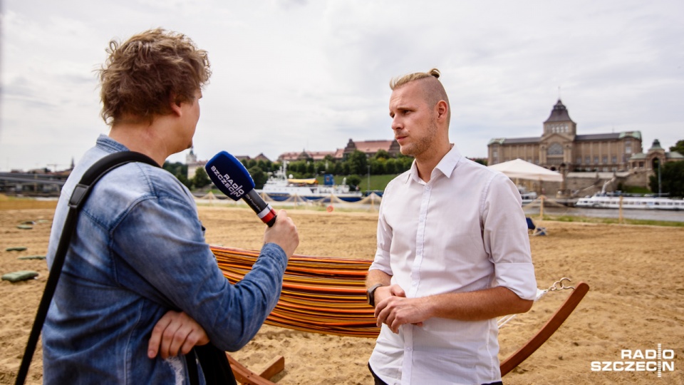 Miejska Strefa Letnia na wyspie Grodzkiej w Szczecinie. Fot. Konrad Nowak [Radio Szczecin]