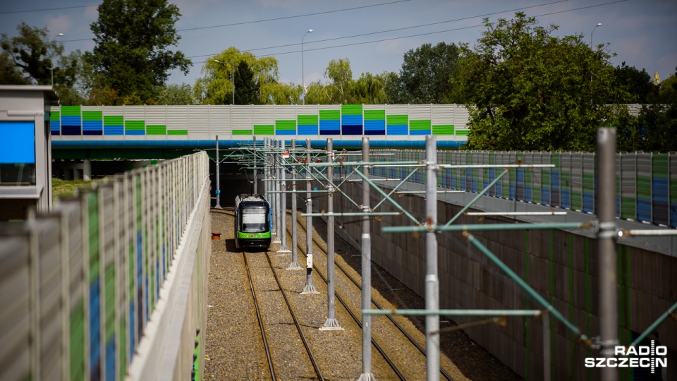 Kolejne problemy z torowiskiem tramwajowym na Prawobrzeże. Fot. Konrad Nowak [Radio Szczecin]