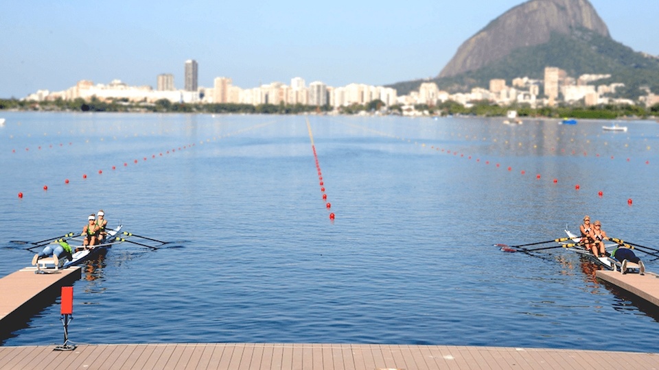 Lagoa - arena wioślarskich zmagań w IO w Rio. Fot. rio2016.com