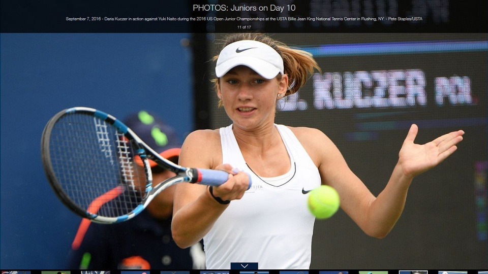 Daria Kuczer. Fot. usopen.org