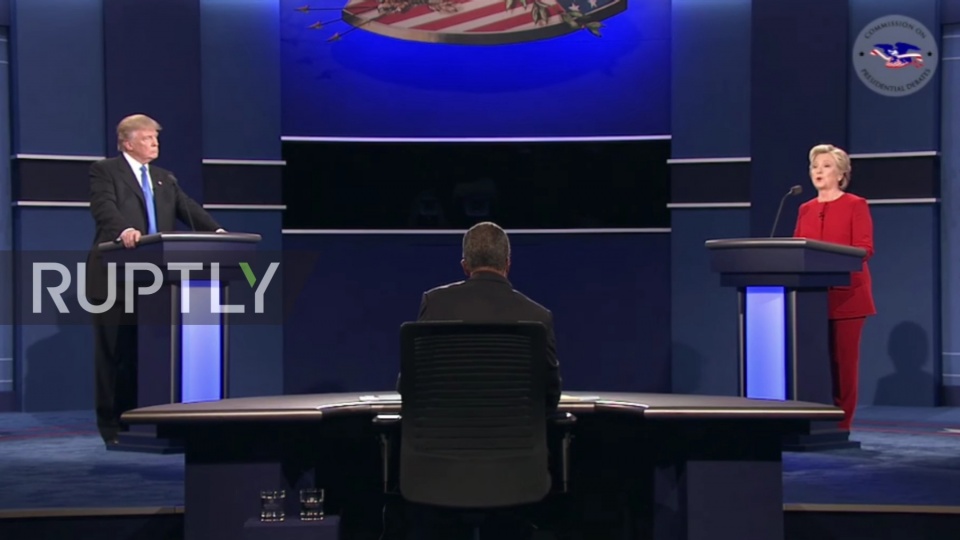 Kandydaci na prezydenta USA starli się w debacie. Fot. www.youtube.com/RuptlyTV