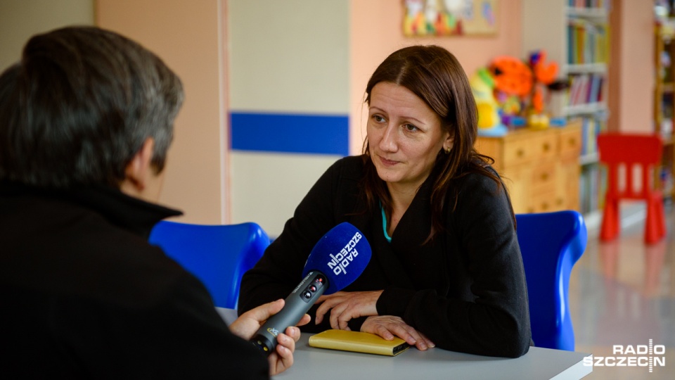 Bardzo bym chciała panią Ewę poznać i jej podziękować - mówi pani Agnieszka, mama Wiktorii. Fot. Konrad Nowak [Radio Szczecin]