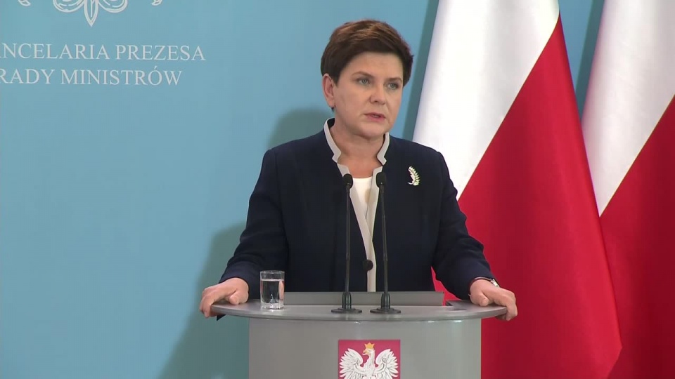 Premier Beata Szydło. Fot. TVN24/x-news