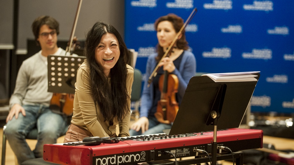 Próba Baltic Neopolis Orchestra w studiu S-1 Radia Szczecin. Fot. Olaf Nowicki [Radio Szczecin]