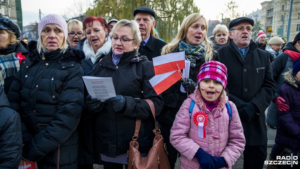 Oficjalne obchody Święta Niepodległości w Szczecinie. Fot. Olaf Nowicki [Radio Szczecin]