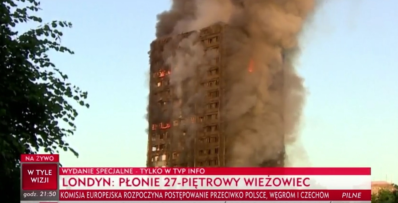 Strażacy nadal dogaszają wieżowiec Grenfell Tower w zachodnim Londynie. Mówią teraz o akcji poszukiwawczej, już nie ratowniczej. Media publikują listy zaginionych. Obecny oficjalny bilans tragedii, to 12 ofiar, ale policja ostrzega, że liczba ta najprawdopodobniej wzrośnie. Jest wiele osób zaginionych. Z płonącego budynku udało się uratować 65 osób.