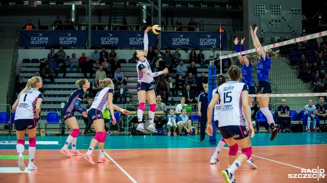 Chemik Police - Tauron MKS Dąbrowa Górnicza 3:0. Fot. Olaf Nowicki [Radio Szczecin] 22 ligowe zwycięstwo Chemika Police [ZDJĘCIA]