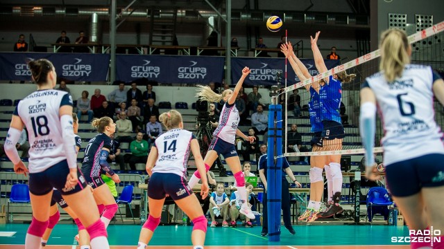 Chemik Police - Tauron MKS Dąbrowa Górnicza 3:0. Fot. Olaf Nowicki [Radio Szczecin] 22 ligowe zwycięstwo Chemika Police [ZDJĘCIA]