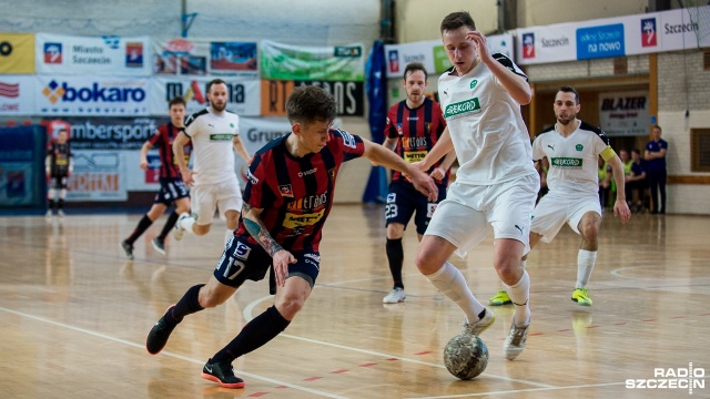 Pogoń 04. Fot. Olaf Nowicki [Radio Szczecin] Futsal: porażka Pogoni 04, BTS Rekord Bielsko-Biała górą [ZDJĘCIA]