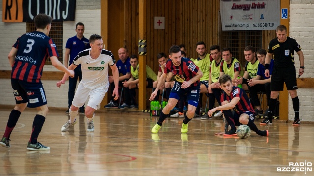 Pogoń 04. Fot. Olaf Nowicki [Radio Szczecin] Futsal: porażka Pogoni 04, BTS Rekord Bielsko-Biała górą [ZDJĘCIA]