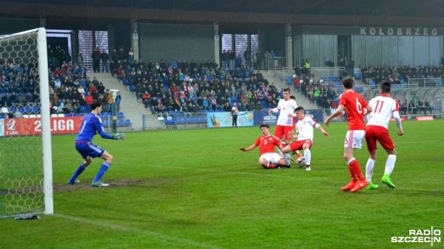 U-15: Polska - Walia 4:0 (3:0). Fot. Przemysław Polanin [Radio Szczecin] Polska reprezentacja U-15 lepsza od Walijczyków [ZDJĘCIA]