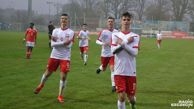 U-15: Polska - Walia 4:0 (3:0). Fot. Przemysław Polanin [Radio Szczecin] Polska reprezentacja U-15 lepsza od Walijczyków [ZDJĘCIA]