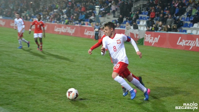 U-15: Polska - Walia 4:0 (3:0). Fot. Przemysław Polanin [Radio Szczecin] Polska reprezentacja U-15 lepsza od Walijczyków [ZDJĘCIA]