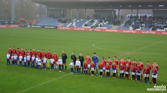 U-15: Polska - Walia 4:0 (3:0). Fot. Przemysław Polanin [Radio Szczecin] Polska reprezentacja U-15 lepsza od Walijczyków [ZDJĘCIA]