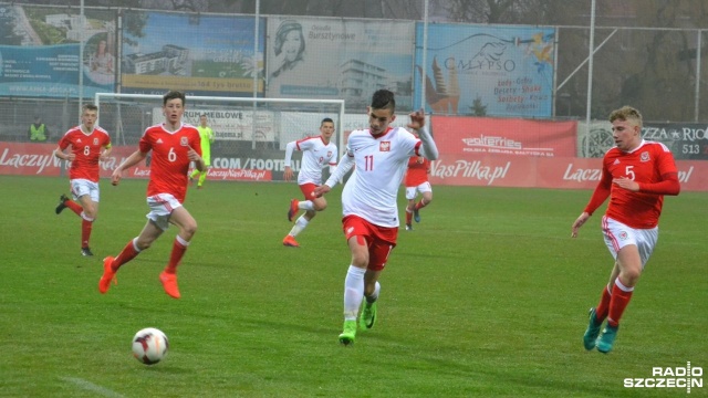 U-15: Polska - Walia 4:0 (3:0). Fot. Przemysław Polanin [Radio Szczecin] Polska reprezentacja U-15 lepsza od Walijczyków [ZDJĘCIA]