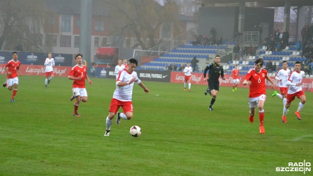 U-15: Polska - Walia 4:0 (3:0). Fot. Przemysław Polanin [Radio Szczecin] Polska reprezentacja U-15 lepsza od Walijczyków [ZDJĘCIA]