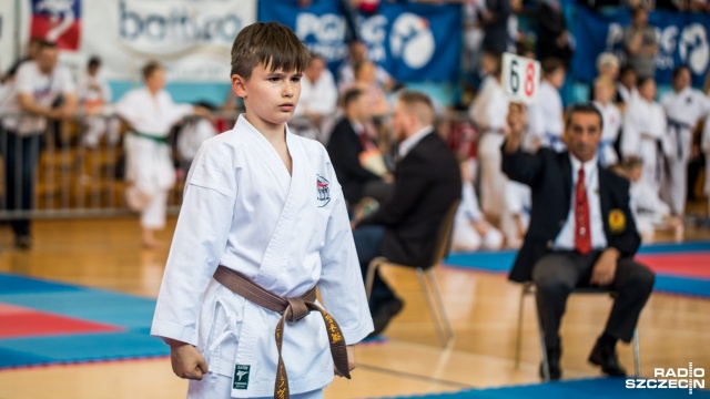 Ponad 260 zawodników z 11 krajów bierze udział w międzynarodowym turnieju karate Polish Open 2017. Fot. Weronika Łyczywek [Radio Szczecin] Karatecy z Europy i Afryki w Szczecinie [WIDEO, ZDJĘCIA]