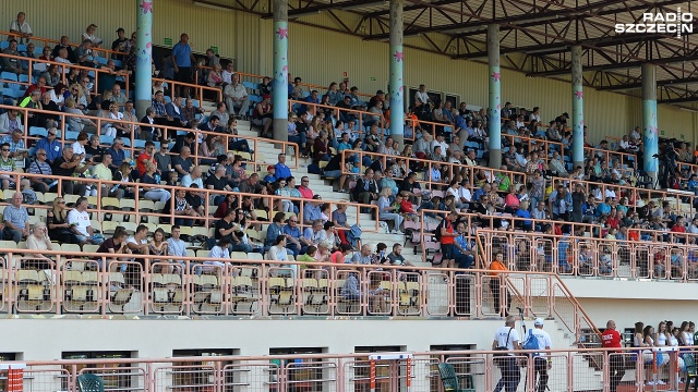 Na stadionie przy ul. Litewskiej trwa Memoriał im. Janusza Kusocińskiego. Fot. Łukasz Szełemej [Radio Szczecin] Paweł Fajdek wygrał rzut młotem, na 100 metrów najlepszy Dominik Kopeć [ZDJĘCIA]