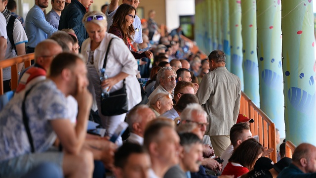 Na stadionie przy ul. Litewskiej trwa Memoriał im. Janusza Kusocińskiego. Fot. Łukasz Szełemej [Radio Szczecin] Paweł Fajdek wygrał rzut młotem, na 100 metrów najlepszy Dominik Kopeć [ZDJĘCIA]