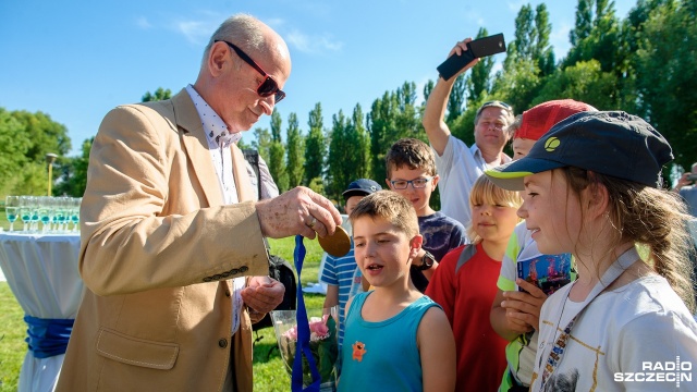 Agnieszka Skrzypulec przyznaje, że marzy o tym, aby jej sukces był zachętą dla małych żeglarzy. Fot. Olaf Nowicki [Radio Szczecin] Rodzima marina przywitała Agnieszkę Skrzypulec [ZDJĘCIA, WIDEO]