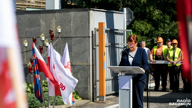 Uroczystości upamiętniające podpisanie porozumień sierpniowych. Fot. Weronika Łyczywek [Radio Szczecin] Uroczystości rocznicowe szczecińskiego Sierpnia '80 [WIDEO, ZDJĘCIA]