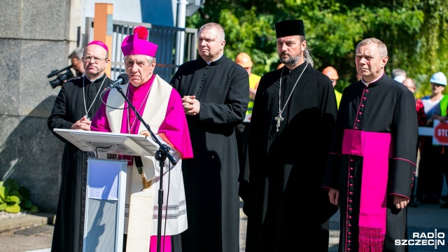 Uroczystości upamiętniające podpisanie porozumień sierpniowych. Fot. Weronika Łyczywek [Radio Szczecin] Uroczystości rocznicowe szczecińskiego Sierpnia '80 [WIDEO, ZDJĘCIA]