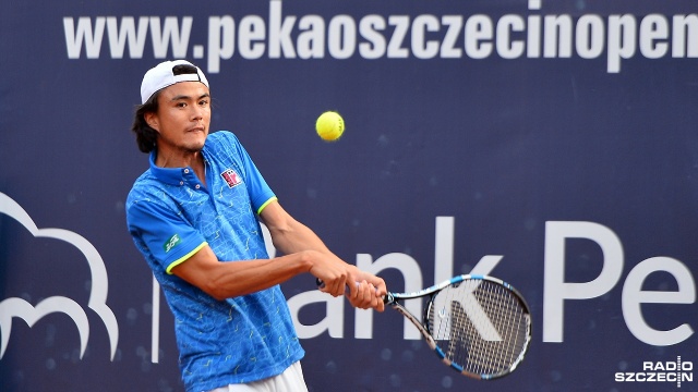 Richard Gasquet - Taro Daniel - 6:4, 6:4. Fot. Łukasz Szełemej [Radio Szczecin] Gasquet z Mayerem w finale szczecińskiego challengera [ZDJĘCIA]