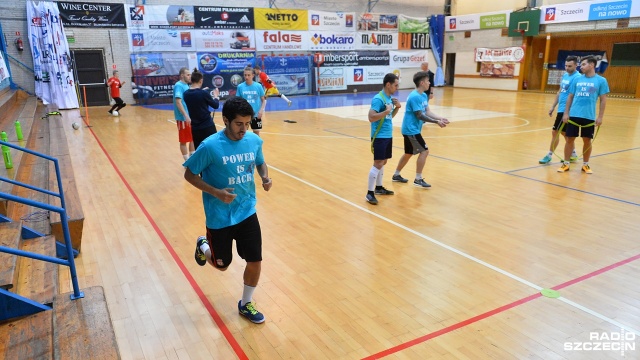 Pedro Miguel Fernandes Amorim na treningu Pogoni 04. Fot. Łukasz Szełemej [Radio Szczecin] Portugalski student zagra w futsalowej Pogoni [ZDJĘCIA]