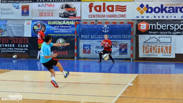 Pedro Miguel Fernandes Amorim na treningu Pogoni 04. Fot. Łukasz Szełemej [Radio Szczecin] Portugalski student zagra w futsalowej Pogoni [ZDJĘCIA]