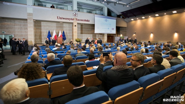 Prezydent Andrzej Duda w Szczecinie. Fot. Weronika Łyczywek [Radio Szczecin] Prezydent RP zwraca uwagę na brak europejskiej solidarności [ZDJĘCIA]