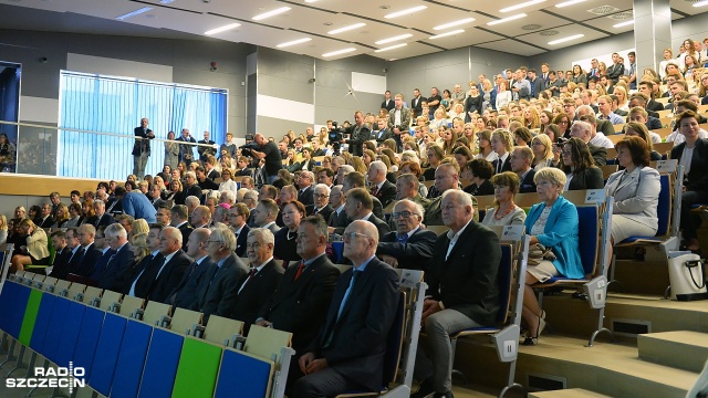 Minister Jarosław Gowin w Szczecinie. Fot. Łukasz Szełemej [Radio Szczecin] Polskie uczelnie mają dorównać tym na całym świecie [ZDJĘCIA]