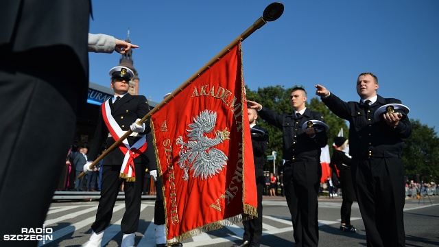 Fot. Łukasz Szełemej [Radio Szczecin] Przyszli marynarze rozpoczęli edukację. Co dziesiąty to obcokrajowiec [WIDEO, ZDJĘCIA]