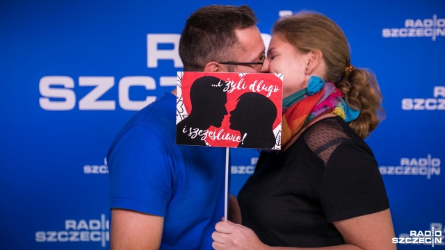 Ewa i Krzysztof. Fot. Weronika Łyczywek [Radio Szczecin] Rusza głosowanie w konkursie "Wygraj Swoje Wesele z Radiem Szczecin" [WIDEO, ZDJĘCIA]