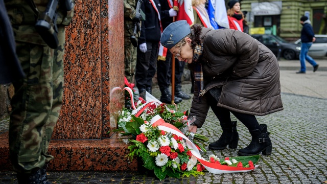 Szczecińskie obchody 150. rocznicy urodzin Marszałka Józefa Piłsudskiego. Fot. Olaf Nowicki [Radio Szczecin] Szczecińskie obchody rocznicy urodzin Józefa Piłsudskiego [ZDJĘCIA]