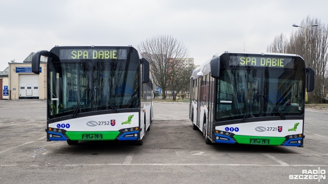 Cztery nowe autobusy trafiły do Szczecińskiego Przedsiębiorstwa Autobusowego Dąbie - dwa przegubowe i dwa jednoczłonowe.