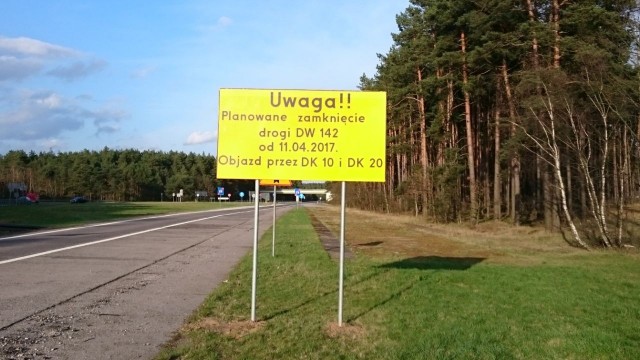 We wtorek przed południem rusza przebudowa chociwelki, czyli drogi wojewódzkiej nr 142.